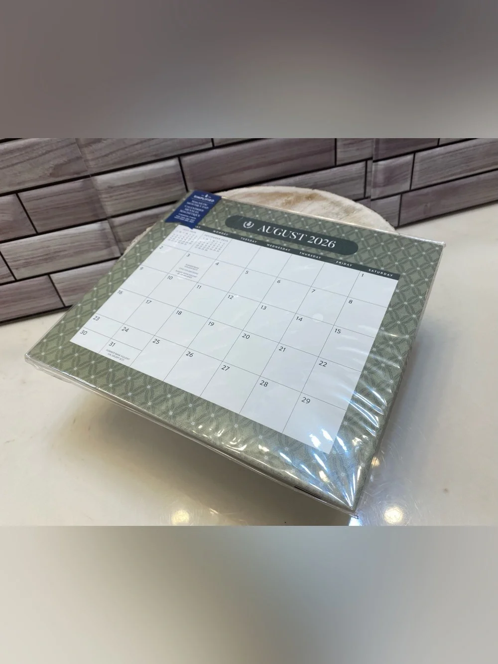 Simplified ❤️ 17-month 2027 Magnetic Monthly Pad Calendar New